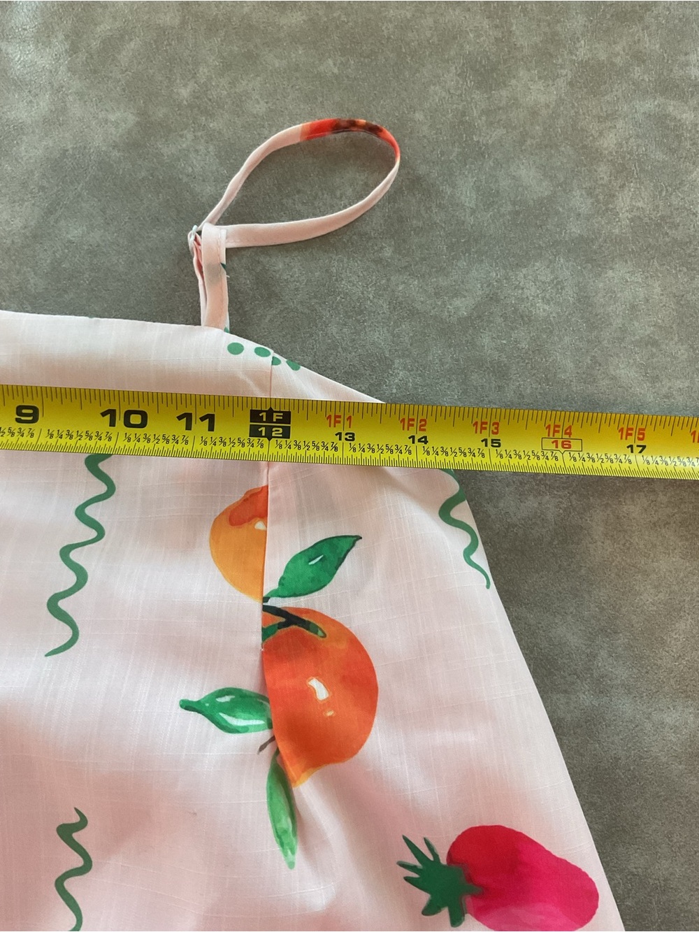 Petal + Pup Fruit Print Mini Dress M Pink Limone Italian Summer NWOT - Picture 7 of 8